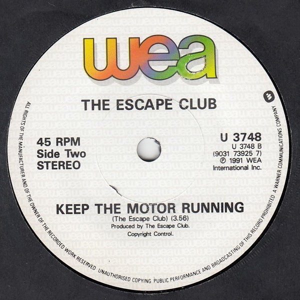 The Escape Club : Call It Poison (7", Single)