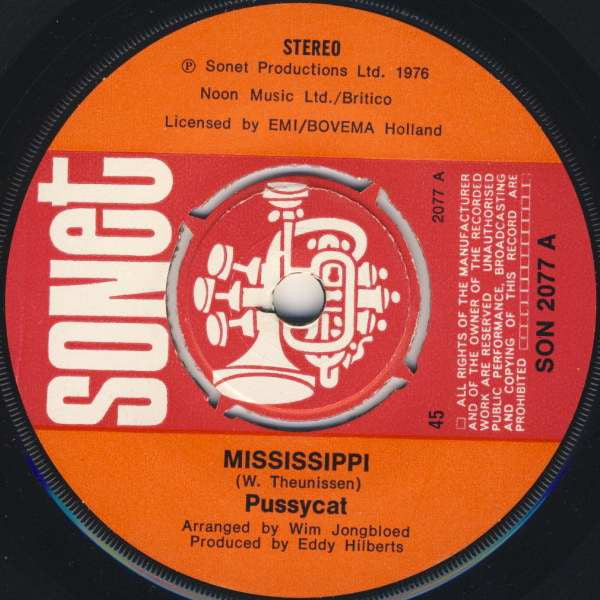 Pussycat (2) : Mississippi (7", Single, Pus)
