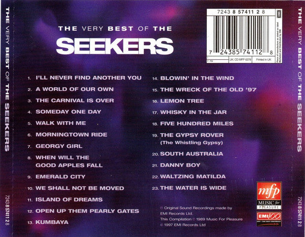 The Seekers : The Very Best Of The Seekers (CD, Comp)