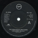 The Righteous Brothers : Unchained Melody (7", Single, Pap)