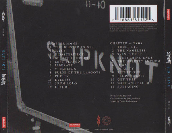 Slipknot : 9.0: Live (2xCD, Album, Opt)