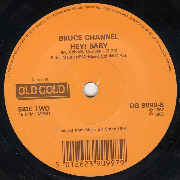 Paul & Paula / Bruce Channel : Hey! Paula / Hey! Baby (7", Single, Mono, RE)