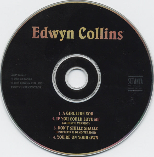 Edwyn Collins : A Girl Like You (CD, Single, Dig)