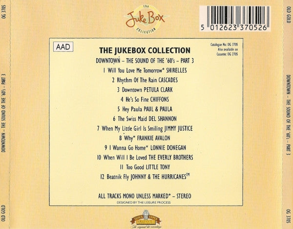 Various : Downtown - The Sound Of The 60's - Part 3 (CD, Comp)