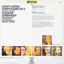 Camille Saint-Saëns, Eugene Ormandy, The Philadelphia Orchestra, E. Power Biggs : Symphonie Nº 3 Organ • Orgue (LP, RE)