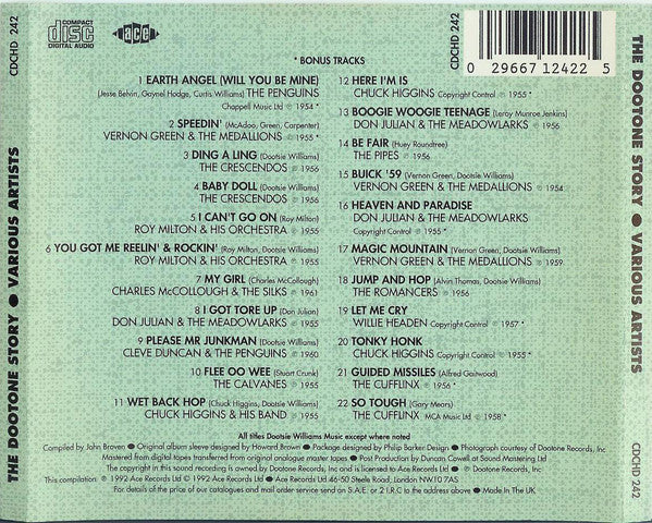 Various : The Dootone Story (CD, Comp)