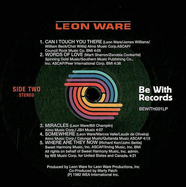 Leon Ware : Leon Ware (LP, Album, Ltd, RE)
