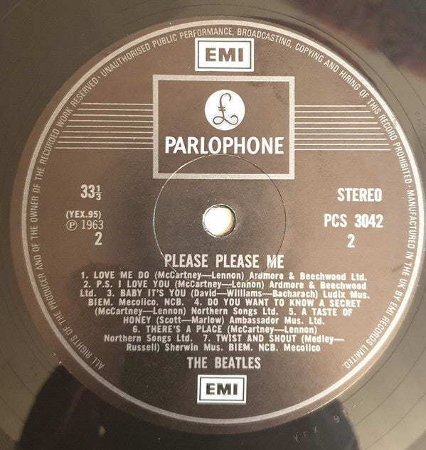 The Beatles : Please Please Me (LP, Album, RE)