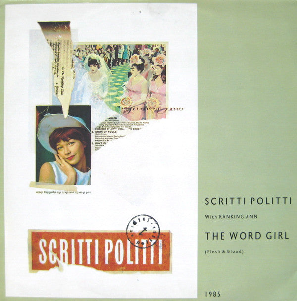 Scritti Politti With Ranking Ann : The Word Girl (Flesh & Blood) (12")