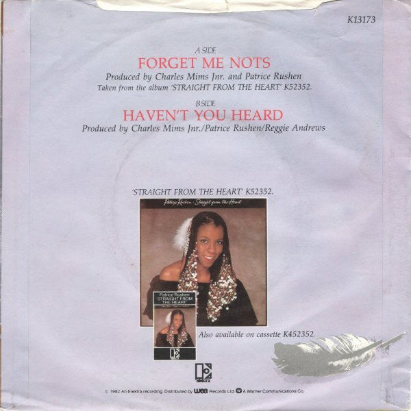 Patrice Rushen : Forget Me Nots / Haven't You Heard (7", Single, Pap)