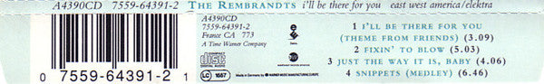 The Rembrandts : I'll Be There For You (Theme From "Friends") (CD, Single, WME)