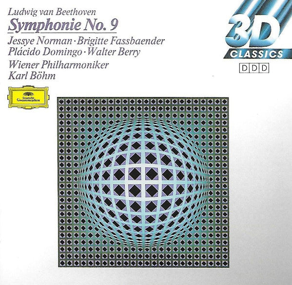 Ludwig van Beethoven – Jessye Norman / Brigitte Fassbaender / Plácido Domingo* / Walter Berry / Wiener Philharmoniker / Karl Böhm : Symphony No. 9 In D Minor, Op. 125 (CD, Album, RE)