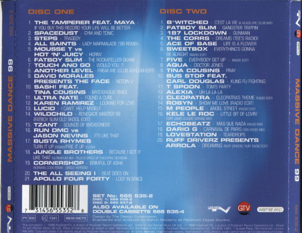 Various : Massive Dance 99 (2xCD, Comp)