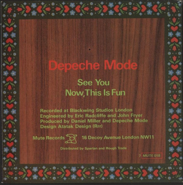 Depeche Mode : See You (7", Single)