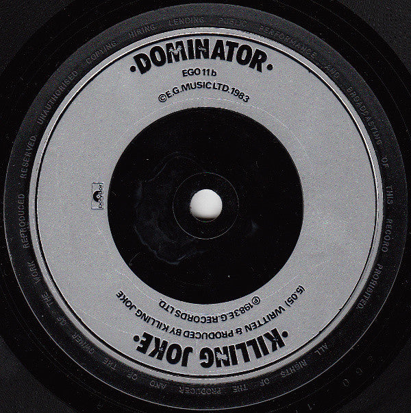 Killing Joke : Let's All Go (To The Fire Dances) (7", Single, Sil)