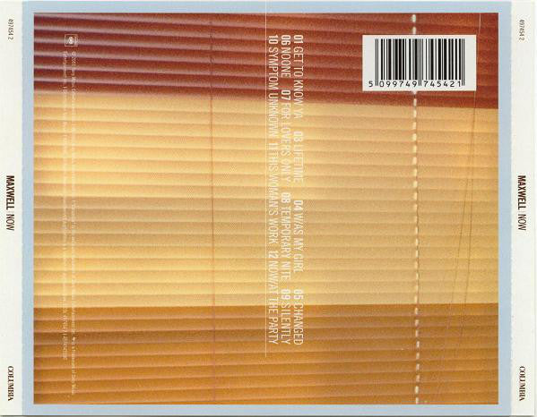 Maxwell : Now (CD, Album)