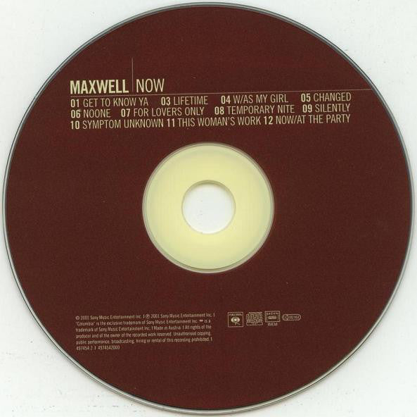 Maxwell : Now (CD, Album)