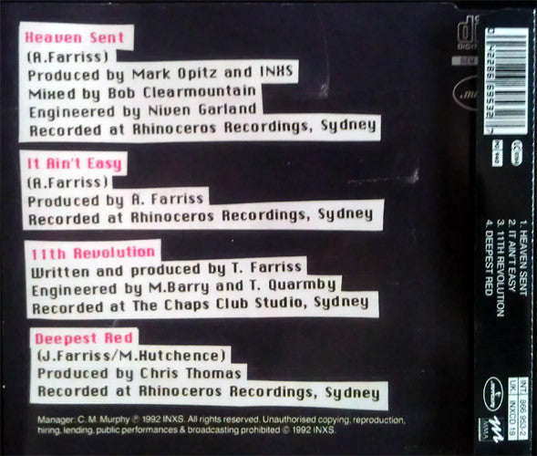 INXS : Heaven Sent (CD, Single)