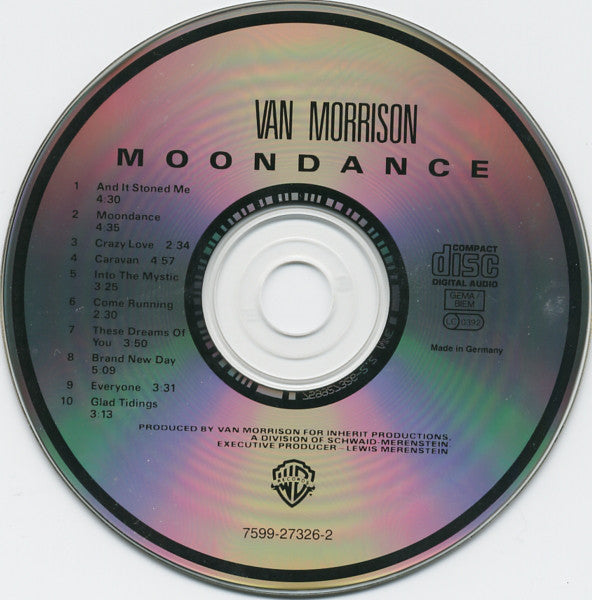 Van Morrison : Moondance (CD, Album, RE, RP)