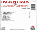 The Oscar Peterson Trio : Oscar Peterson Trio With Ray Brown And Ed Thigpen - Ljubljana, 1964 (CD, Comp)