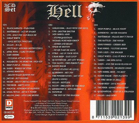 Various : Welcome To Hell (3xCD, Comp)