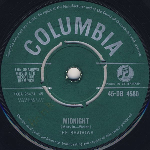 The Shadows : F. B. I. (7", Single)