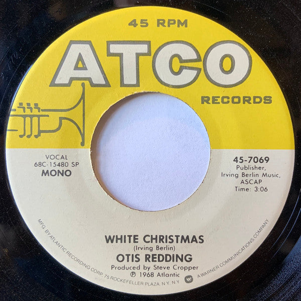 Otis Redding : White Christmas / Merry Christmas, Baby (7", Mono, RE, SP )