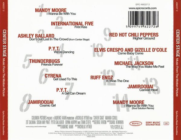 Various : Center Stage - Music From The Motion Picture (CD, Comp)