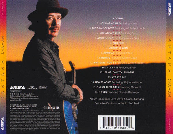 Santana : Shaman (CD, Album, Enh)