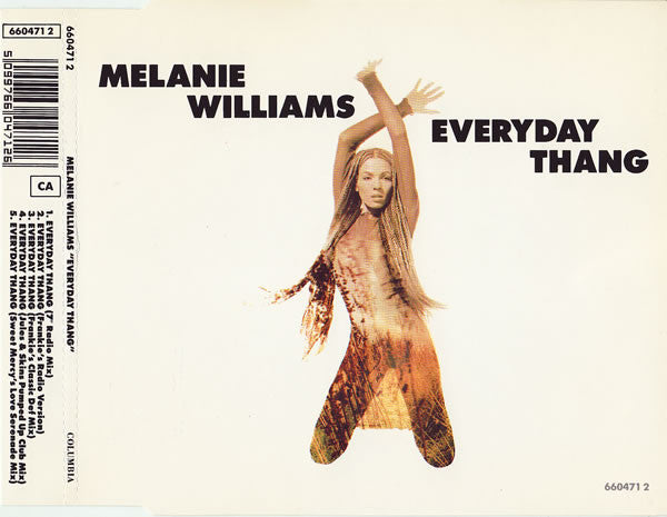 Melanie Williams : Everyday Thang (CD, Single)