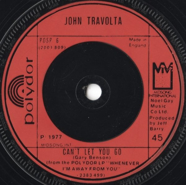 John Travolta : Sandy (7", Red)