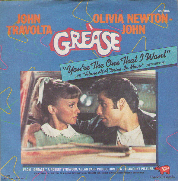 John Travolta & Olivia Newton-John : You're The One That I Want (7", Single, Sil)