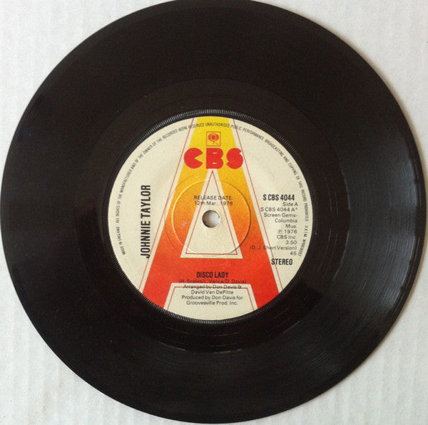 Johnnie Taylor : Disco Lady (7", Single, Promo)