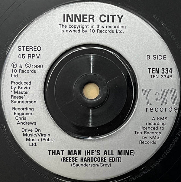 Inner City : That Man (He's All Mine) (7", Single, Sil)