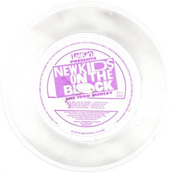 New Kids On The Block : The 1990 Medley (Flexi, 7", S/Sided, Mixed, Promo)