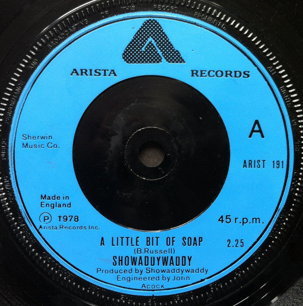 Showaddywaddy : A Little Bit Of Soap (7", Single, Inj)