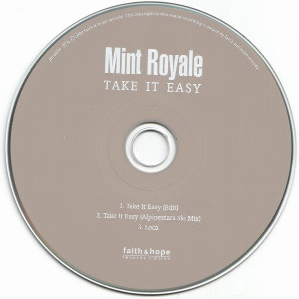 Mint Royale : Take It Easy (CD, Single)