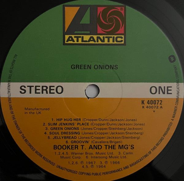Booker T & The MG's : Green Onions (LP, Comp)