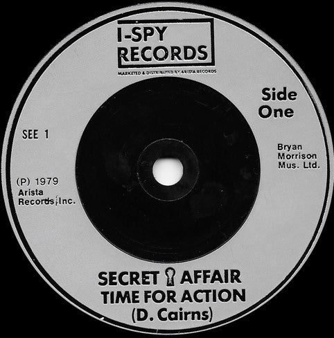 Secret Affair : Time For Action (7", Single, Inj)