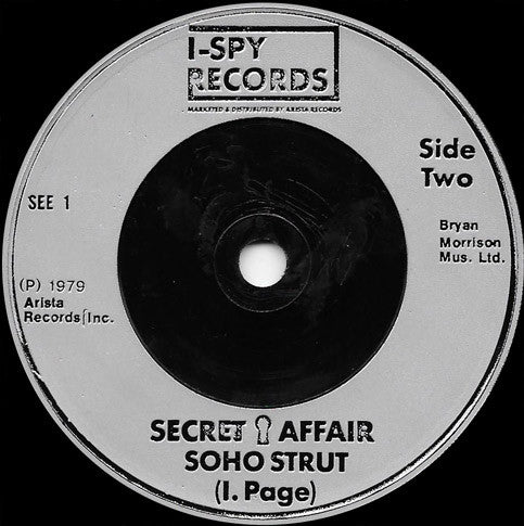 Secret Affair : Time For Action (7", Single, Inj)