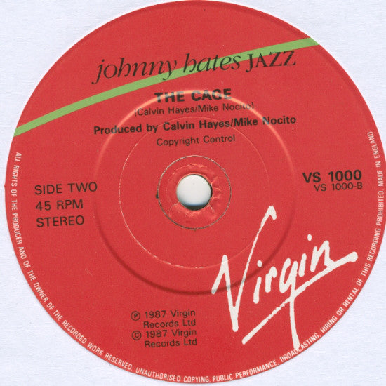 Johnny Hates Jazz : I Don't Want To Be A Hero (7", Single, Gre)