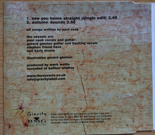 The Vessels : See You Home Straight/Autumn Sounds (CD, Single)