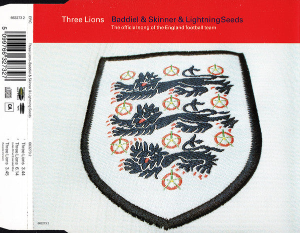 Baddiel & Skinner & Lightning Seeds : Three Lions (CD, Single)