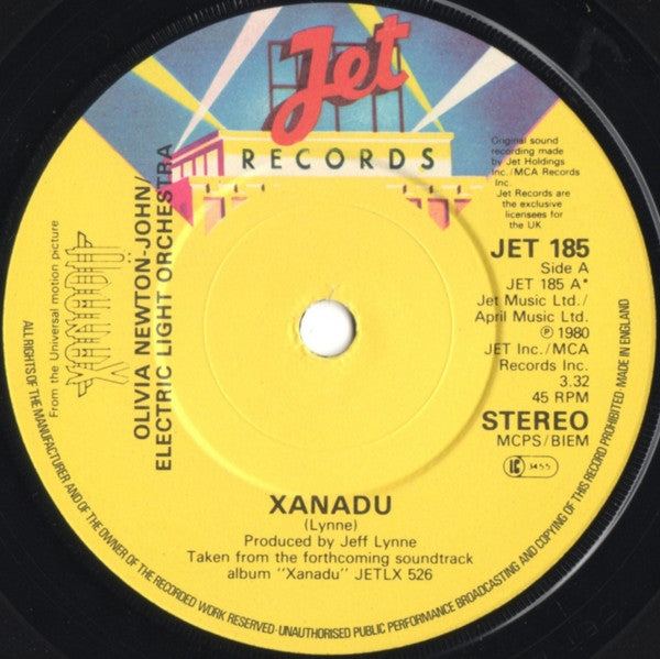 Olivia Newton-John / Electric Light Orchestra : Xanadu (7", Single, Com)