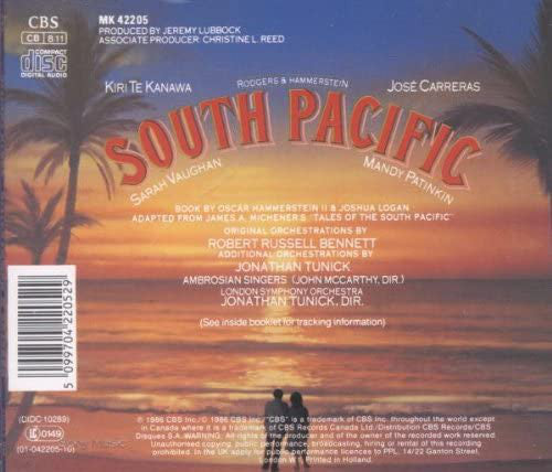 Kiri Te Kanawa / José Carreras / Sarah Vaughan / Mandy Patinkin : South Pacific (CD, Album)