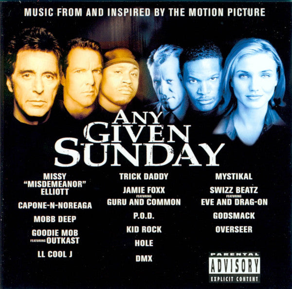 Various : Music From The Motion Picture Any Given Sunday (CD, Album)