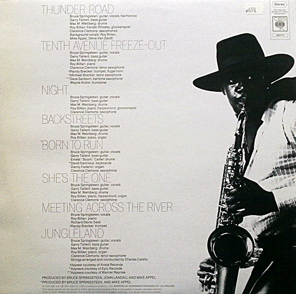 Bruce Springsteen : Born To Run (LP, Album, RE, Red)