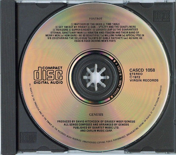 Genesis : Foxtrot (CD, Album, RE)