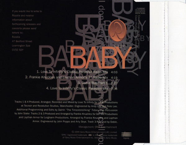 Rozalla : Baby (CD, Single)