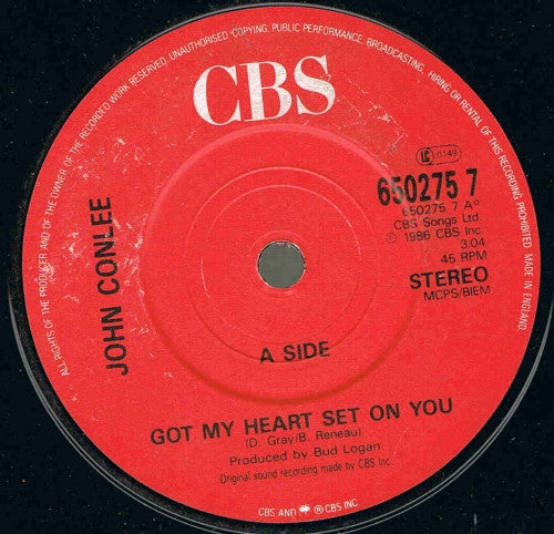 John Conlee : Got My Heart Set On You (7")